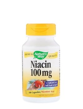 Витамин B3 Ниацин | 100 мкг 100 кап Nature's Way 20120188