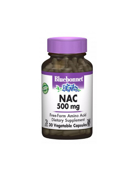 NAC (N-Ацетил-L-Цистеин) 500 мг | 30 кап Bluebonnet Nutrition 20202014