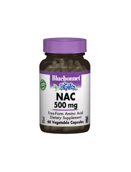 NAC (N-Ацетил-L-Цистеин) 500 мг | 60 кап Bluebonnet Nutrition 20202015