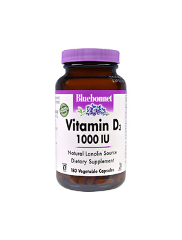 Витамин D3 1000 МЕ | 180 кап Bluebonnet Nutrition 20202023