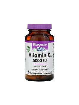 Вітамін D3 5000 МО | 120 кап Bluebonnet Nutrition 20202031