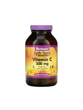 Витамин С 500 мг вкус апельсина | 90 жев таб Bluebonnet Nutrition 20202043