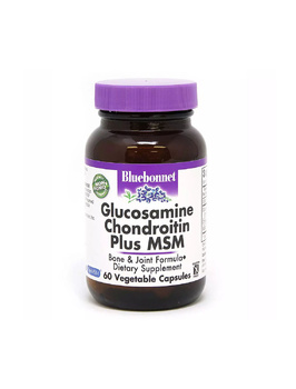 Глюкозамін і хондроїтин + МСМ | 60 кап Bluebonnet Nutrition 20202049