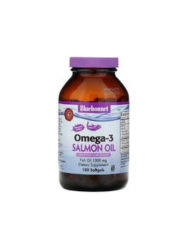 Омега-3 масло лосося 1000 мг | 180 кап Bluebonnet Nutrition 20202102