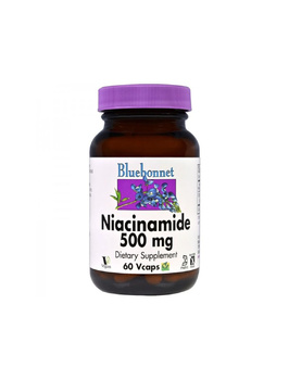 Ниацинамид (B3) 500 мг | 60 кап Bluebonnet Nutrition 20202109