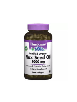 Масло льняное 1000 мг | 100 кап Bluebonnet Nutrition 20202118
