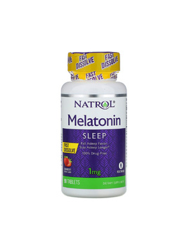Мелатонин вкус клубники 1 мг | 90 таб Natrol 20202234