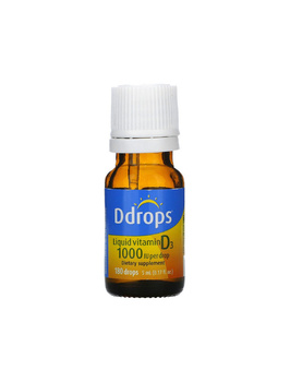 Жидкий витамин D3 1000 МЕ | 5 мл Ddrops 20202322