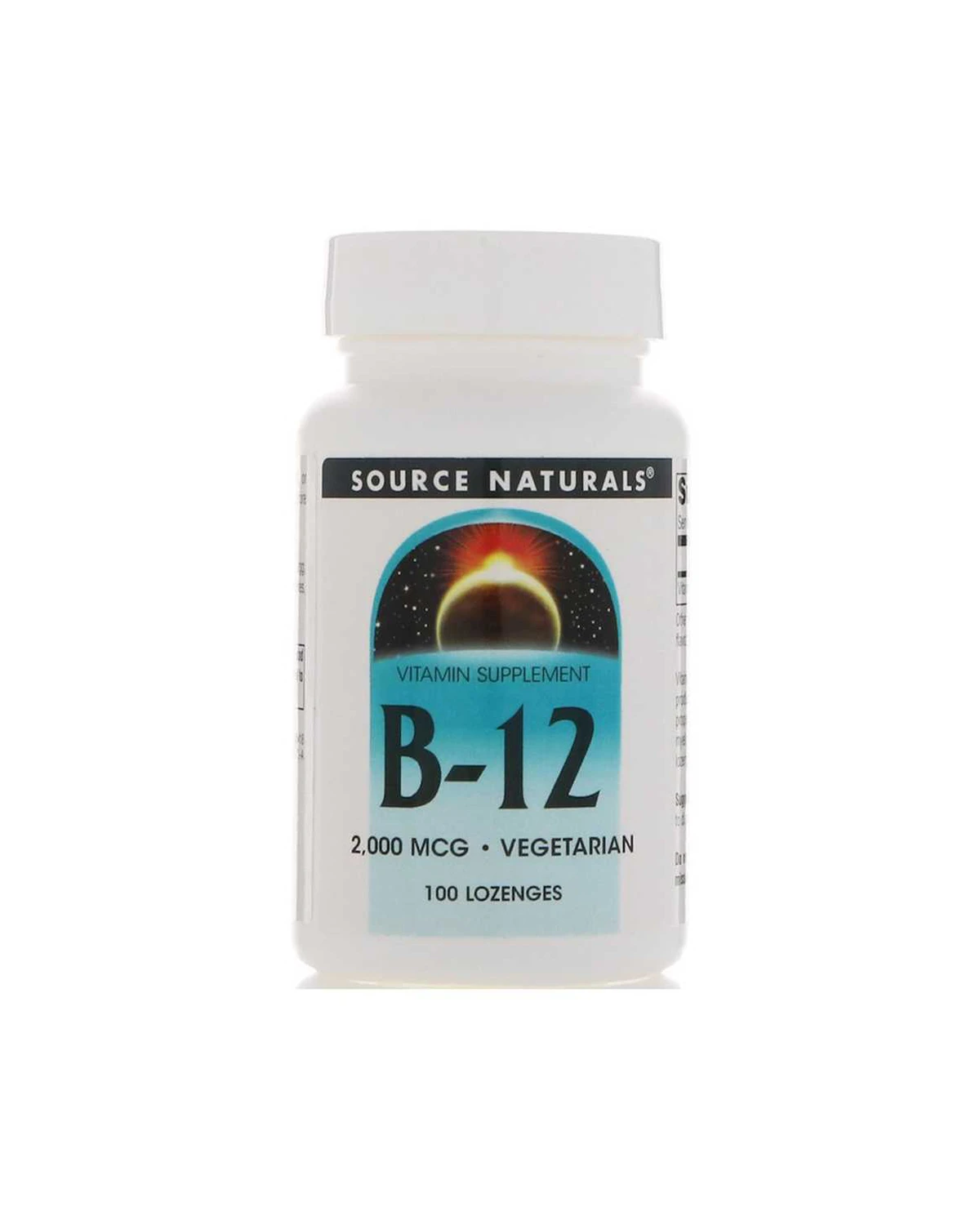Витамин B12 2000 мкг | 100 шт Source Naturals 20190004