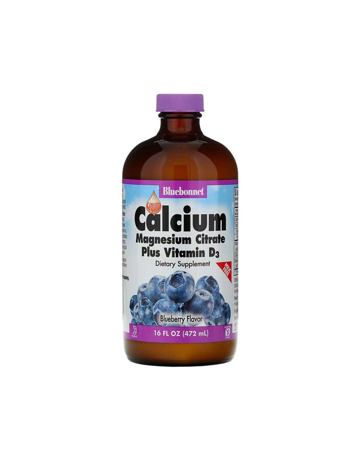 Кальцій магній + вітамін D3 | 472 мл Bluebonnet Nutrition 20190023