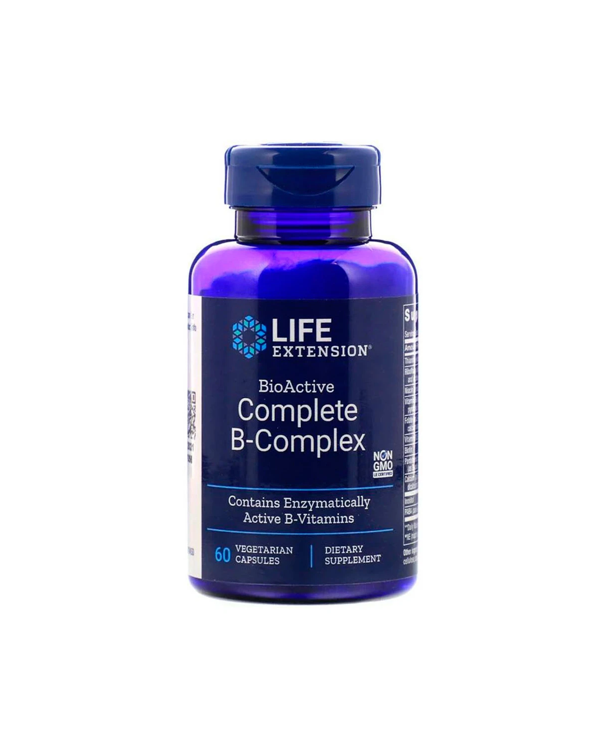 Комплекс витаминов B | 60 кап Life Extension 20190069