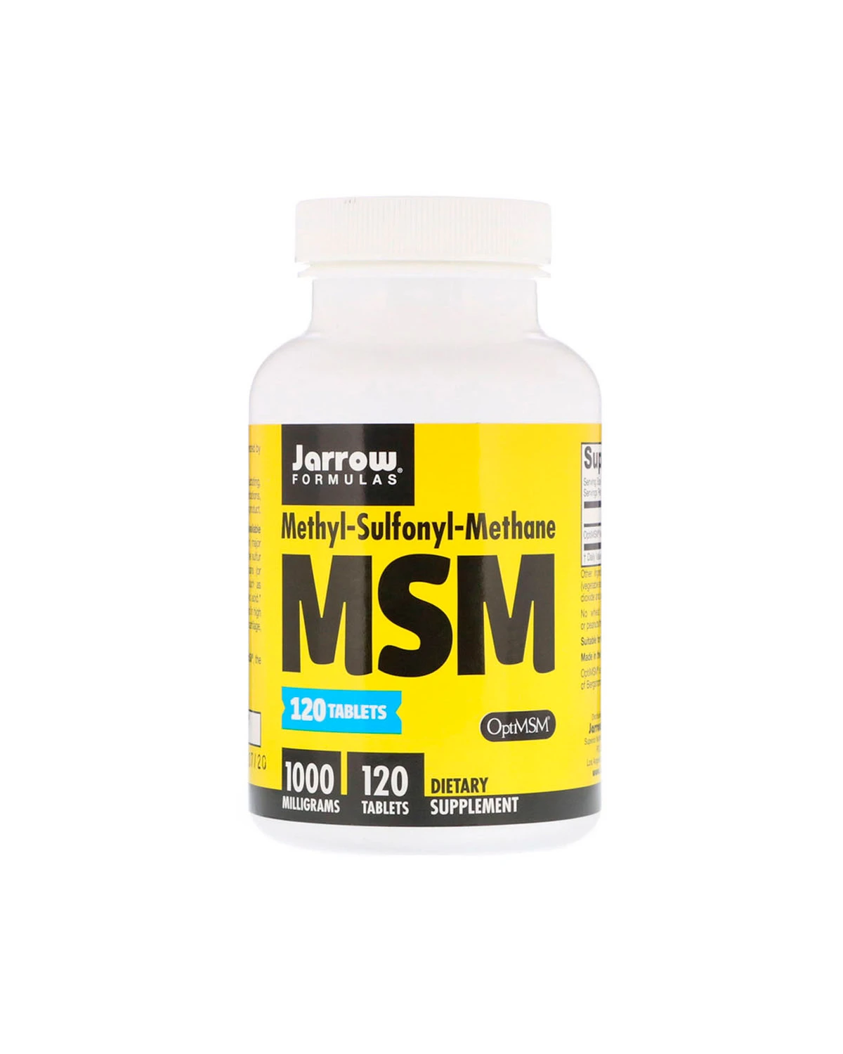 МСМ 1000 мг | 120 таб Jarrow Formulas 20190109