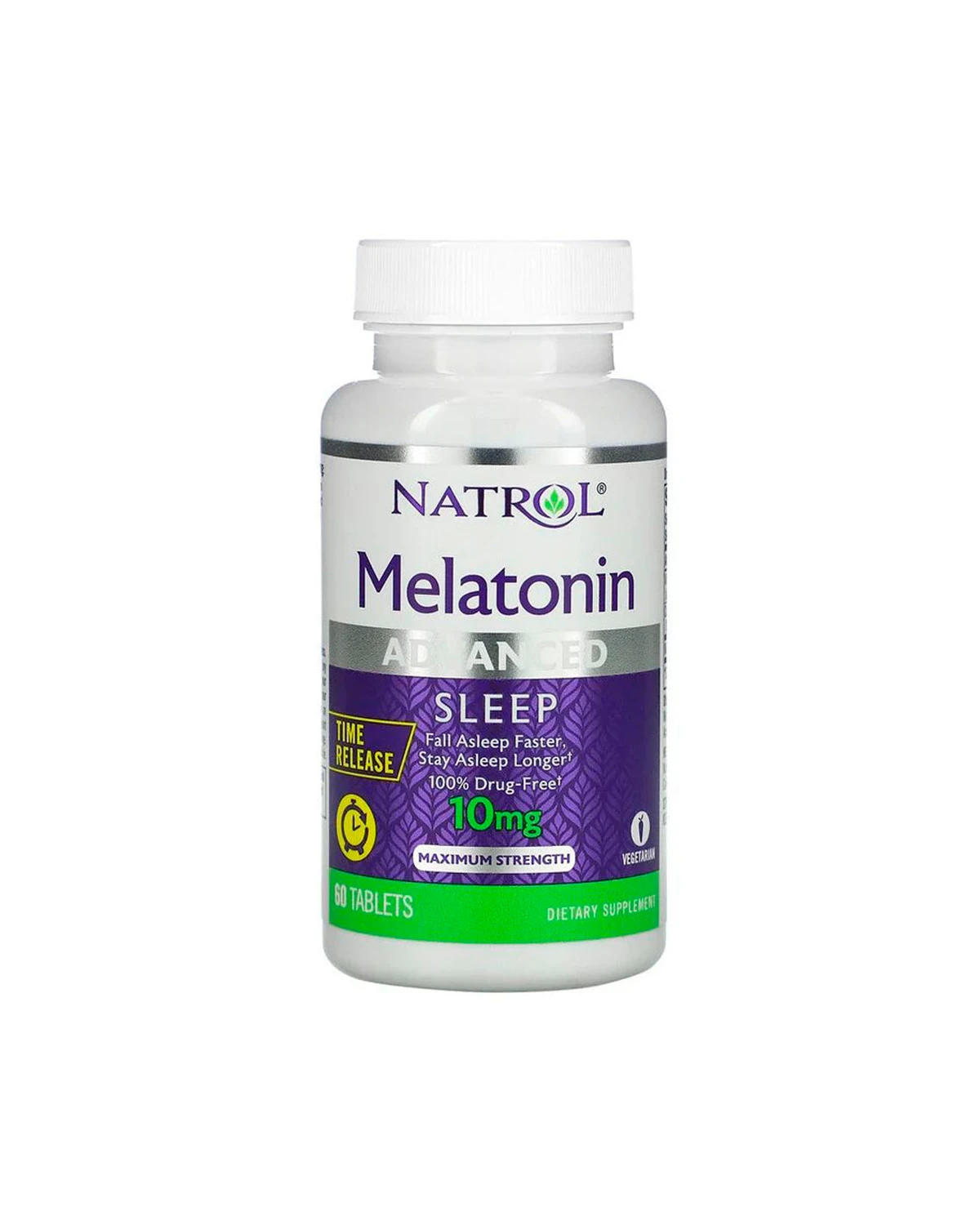Мелатонин замедленного высвобождения 10 мг - 60 таб Natrol 20190124