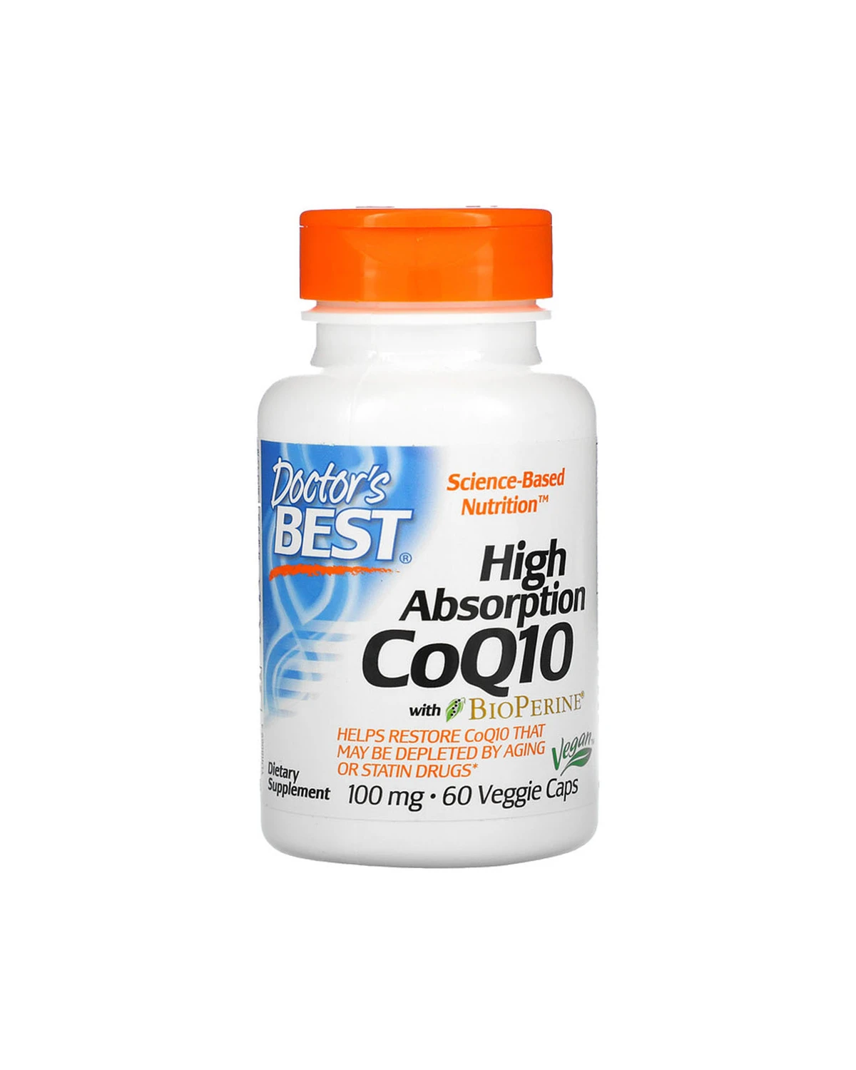 Коензим Q10 100 мг | 60 кап Doctor's Best 20190136