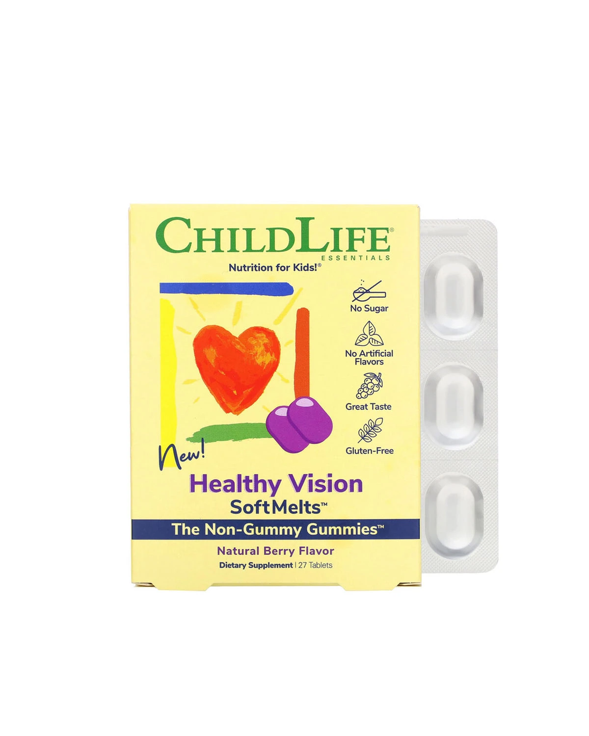 Витамины детские для глаз ягодный вкус | 27 таб ChildLife 20190139
