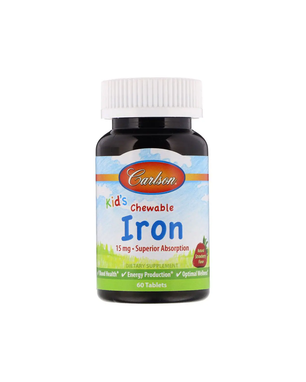Железо для детей 15 мг | 60 таб Carlson Labs 20190194