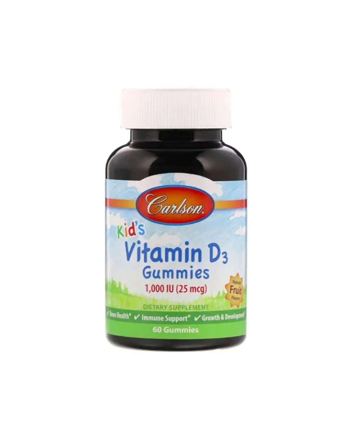 Витамин D3 1000 МЕ | 60 жев конфет Carlson Labs 20190246