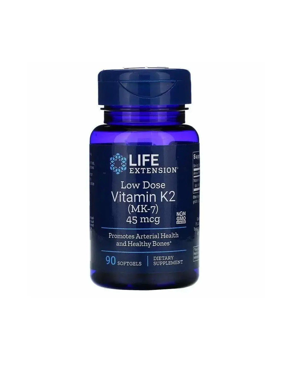 Витамин К2 (МК-7) 45 мкг | 90 кап Life Extension 20190263