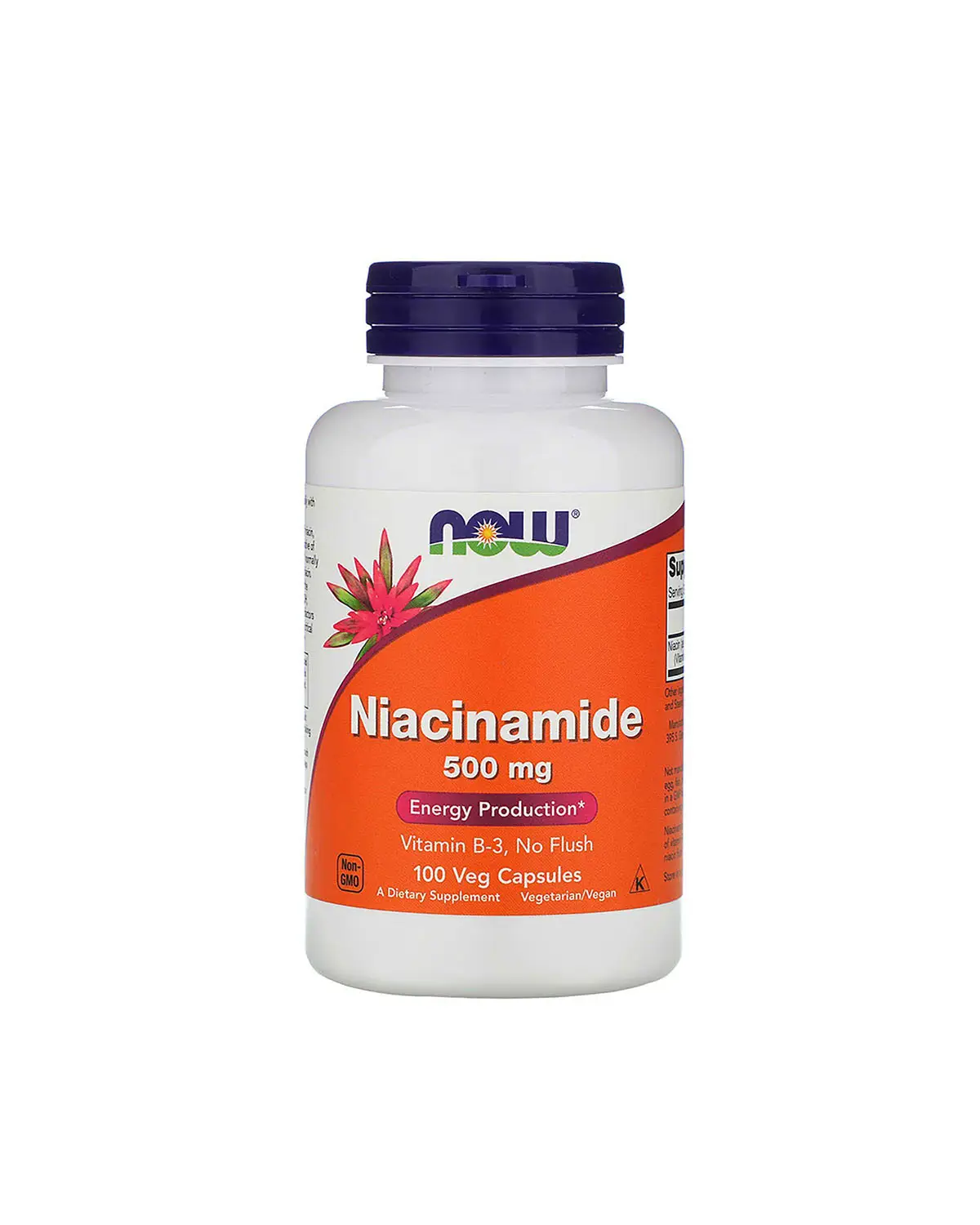 Ніацинамід 500 мг | 100 кап Now Foods 20190301