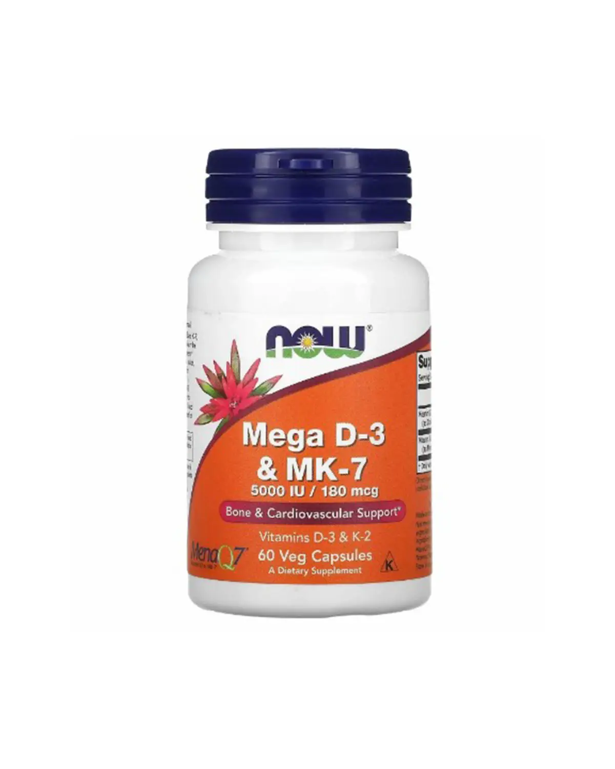 Витамин D-3 и MK-7 | 60 кап Now Foods 20190316