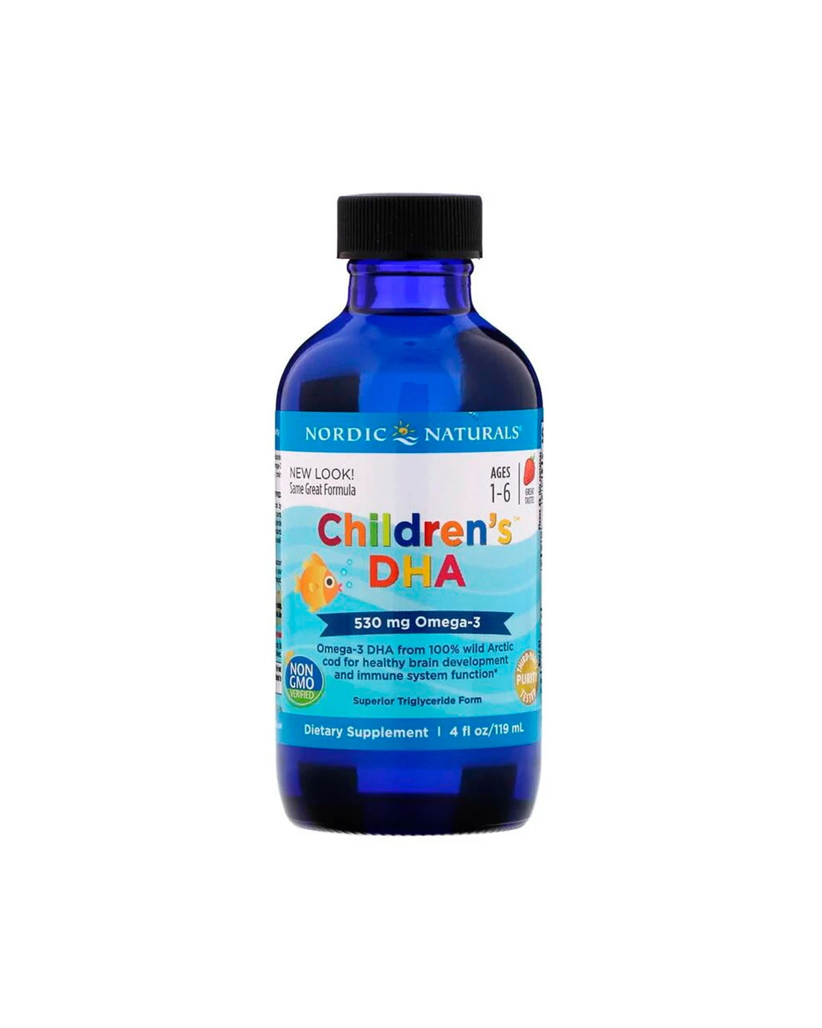 Омега ДГК для дітей 530 мг - 119 мл Nordic Naturals 20190421