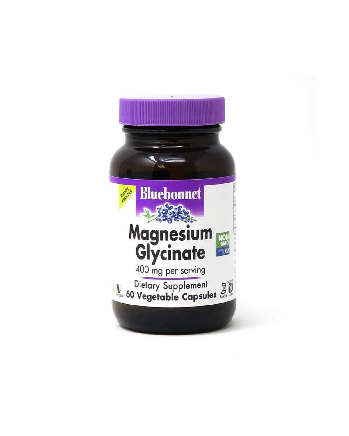 Магній гліцинат 400 мг | 60 кап Bluebonnet Nutrition 20190526