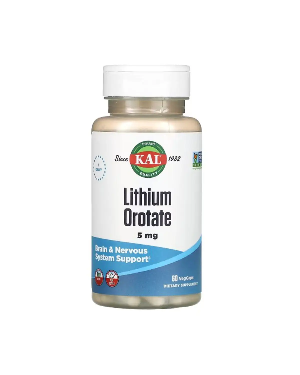 Літій оротат 5 мг | 60 кап KAL 20190543