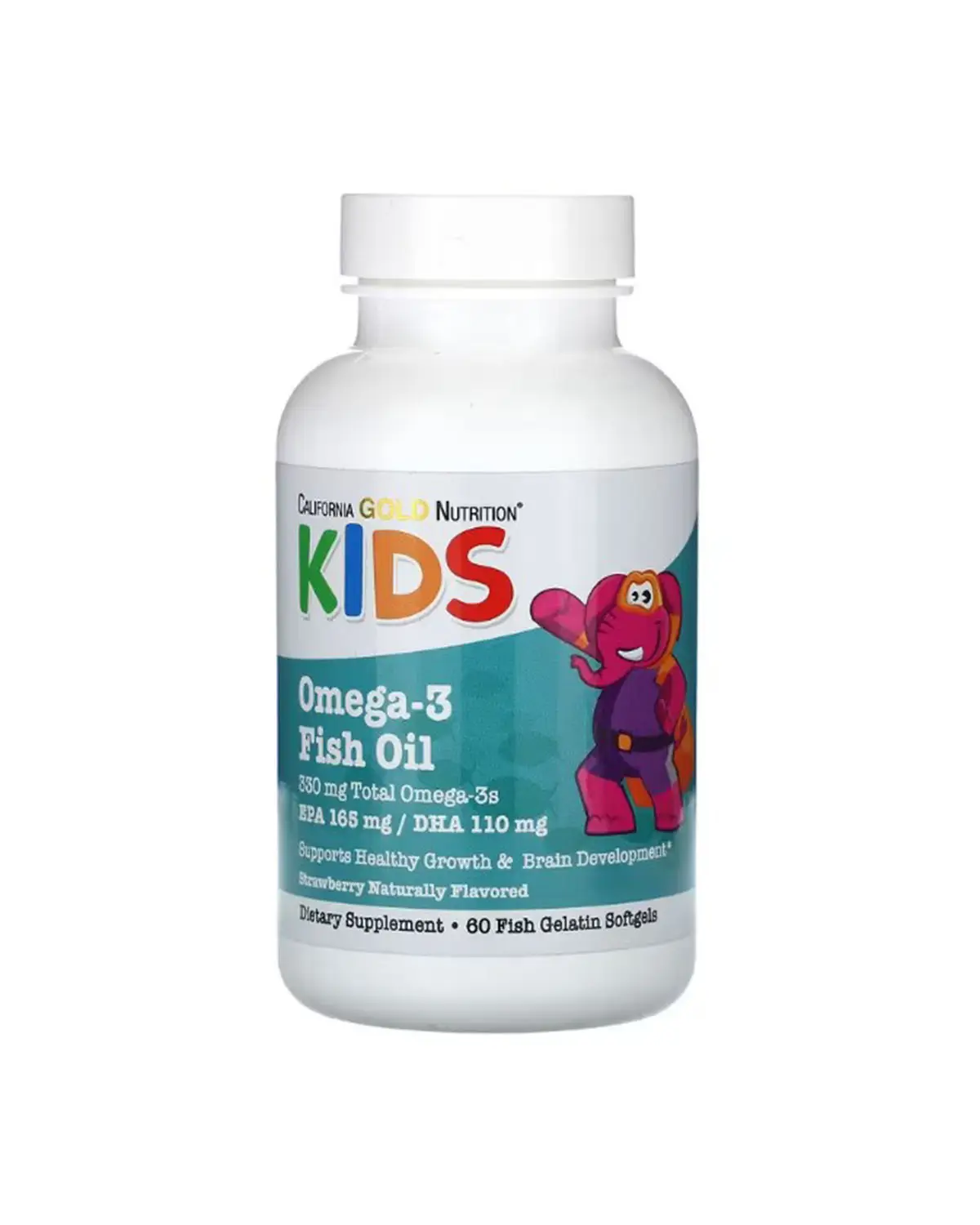 Омега-3 ДГК для детей - 60 кап California Gold Nutrition 20190778