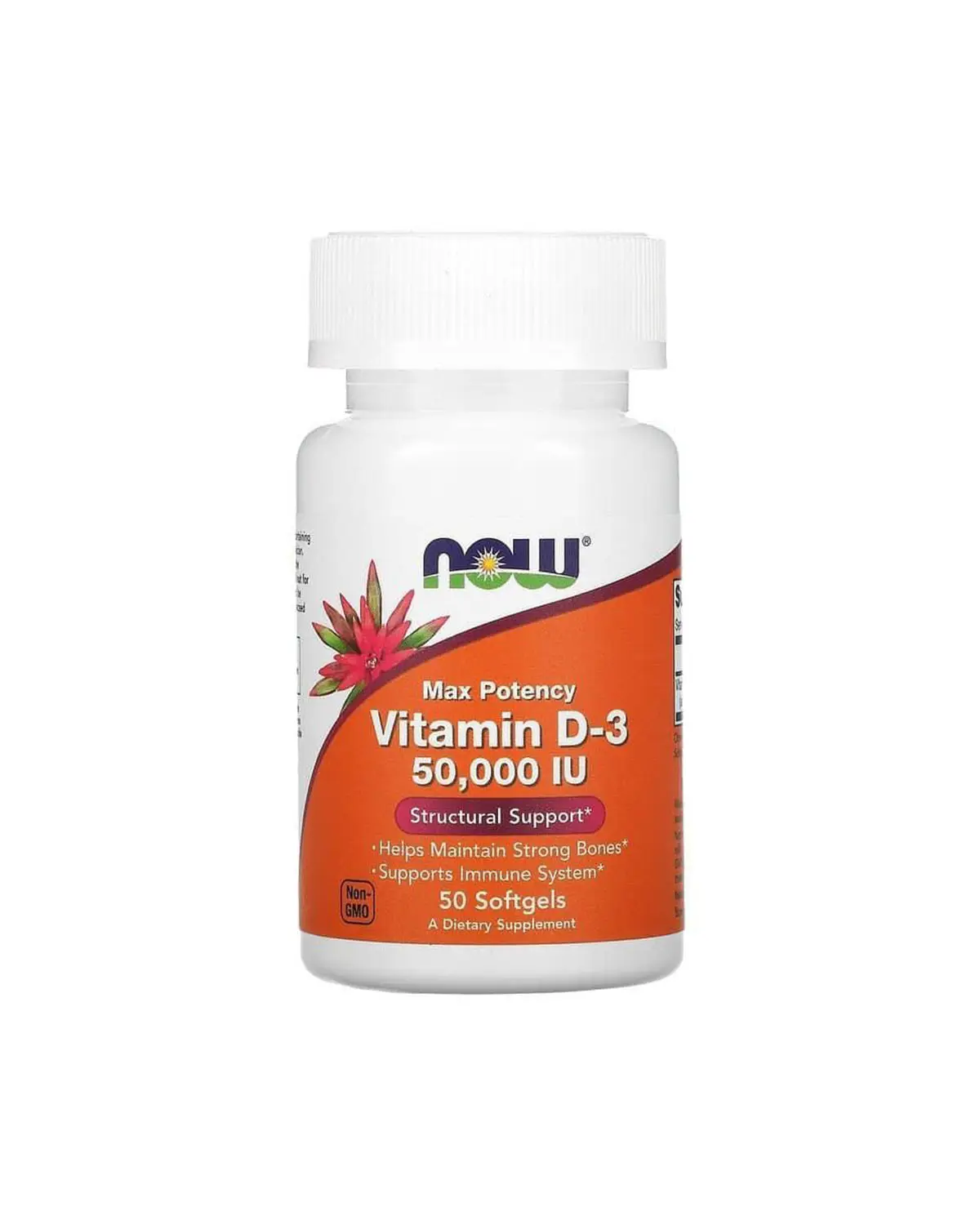 Вітамін D3 50000 МО - 50 кап Now Foods 20190801