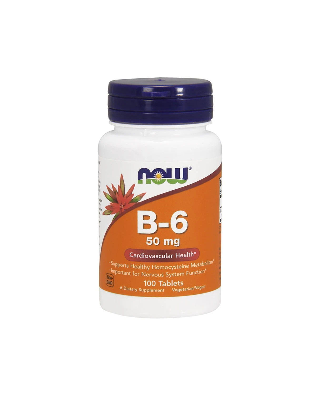 Витамин B-6 50 мг | 100 таб Now Foods 20200007