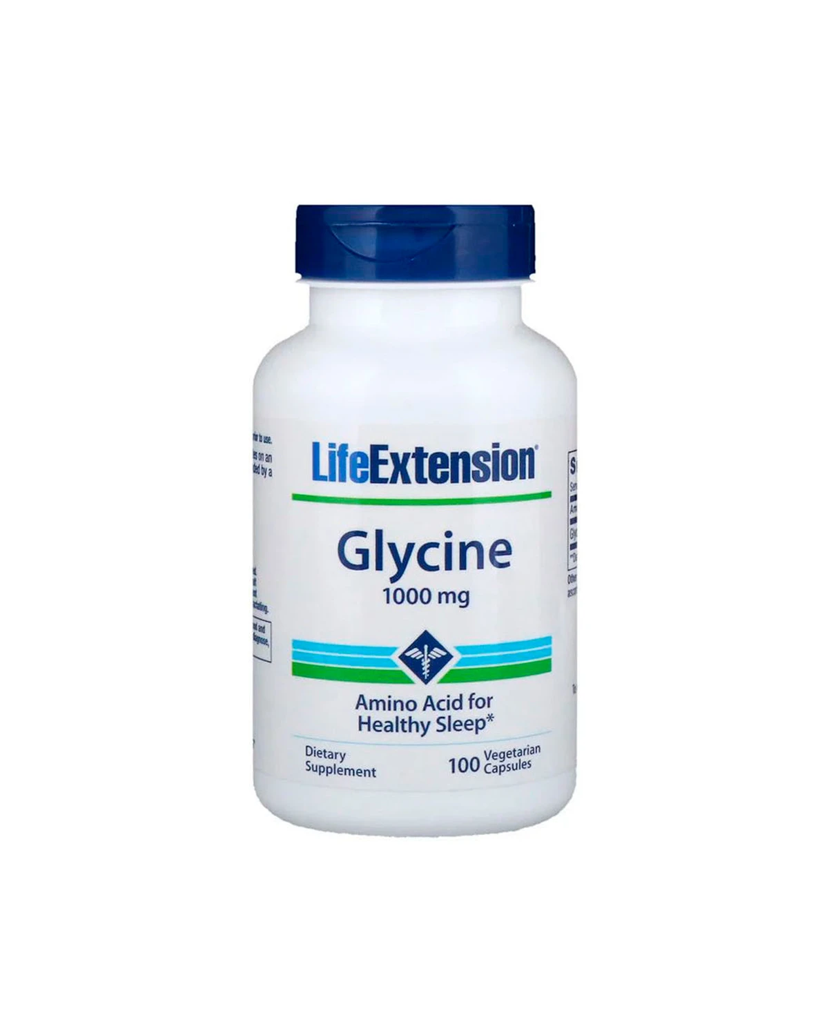 Гліцин 1000 мг | 100 кап Life Extension 20200052