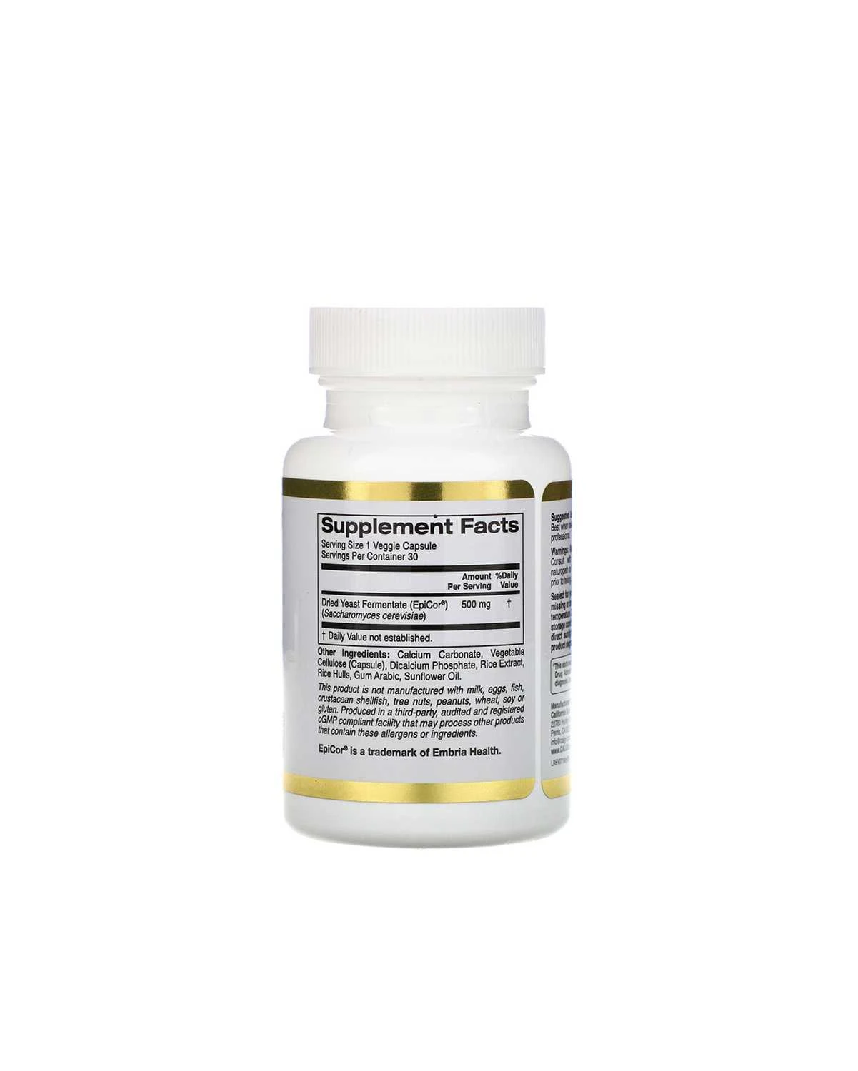 Эпикор 500 мг | 30 кап California Gold Nutrition