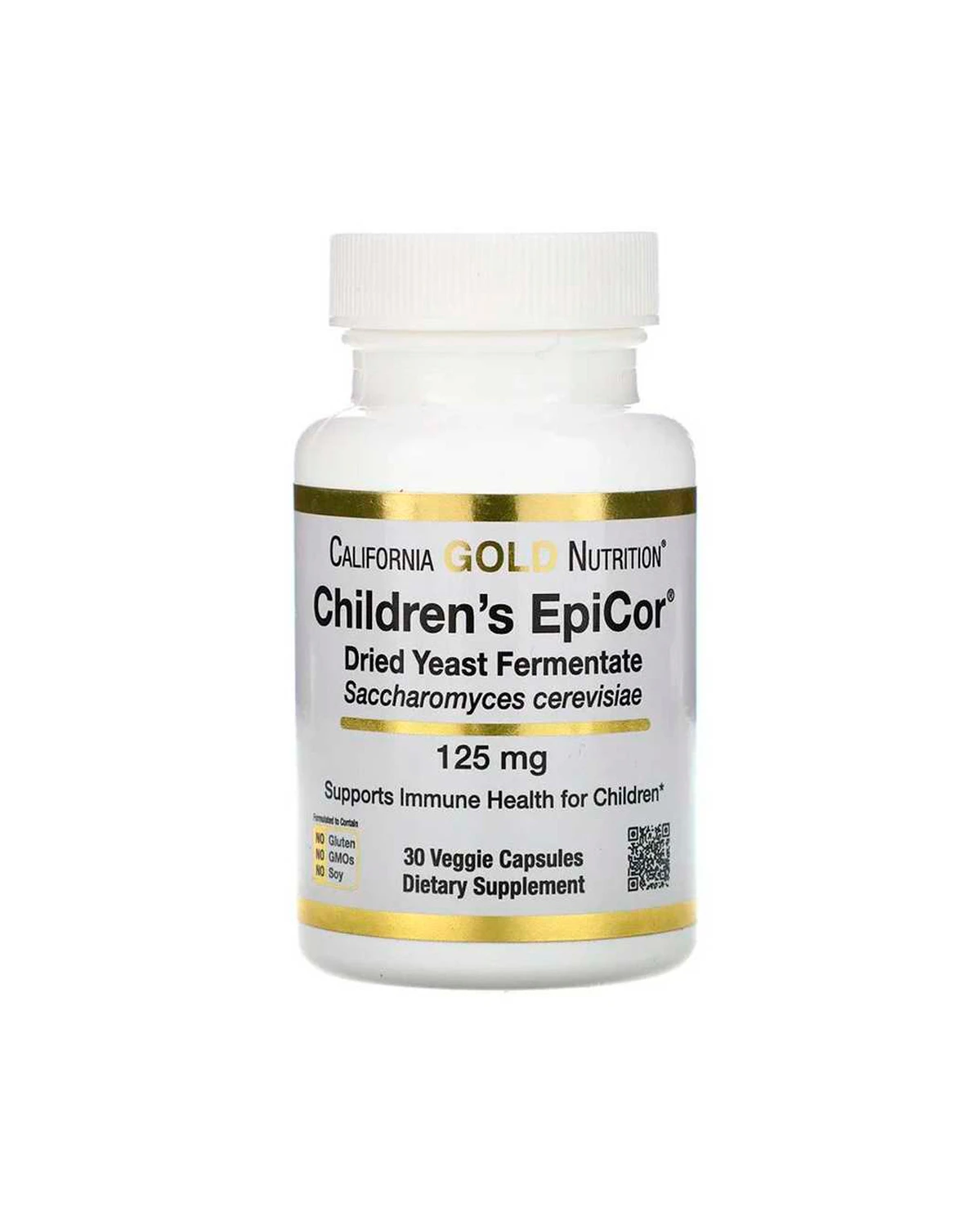 Детский Эпикор 125 мг | 30 кап California Gold Nutrition 20200084