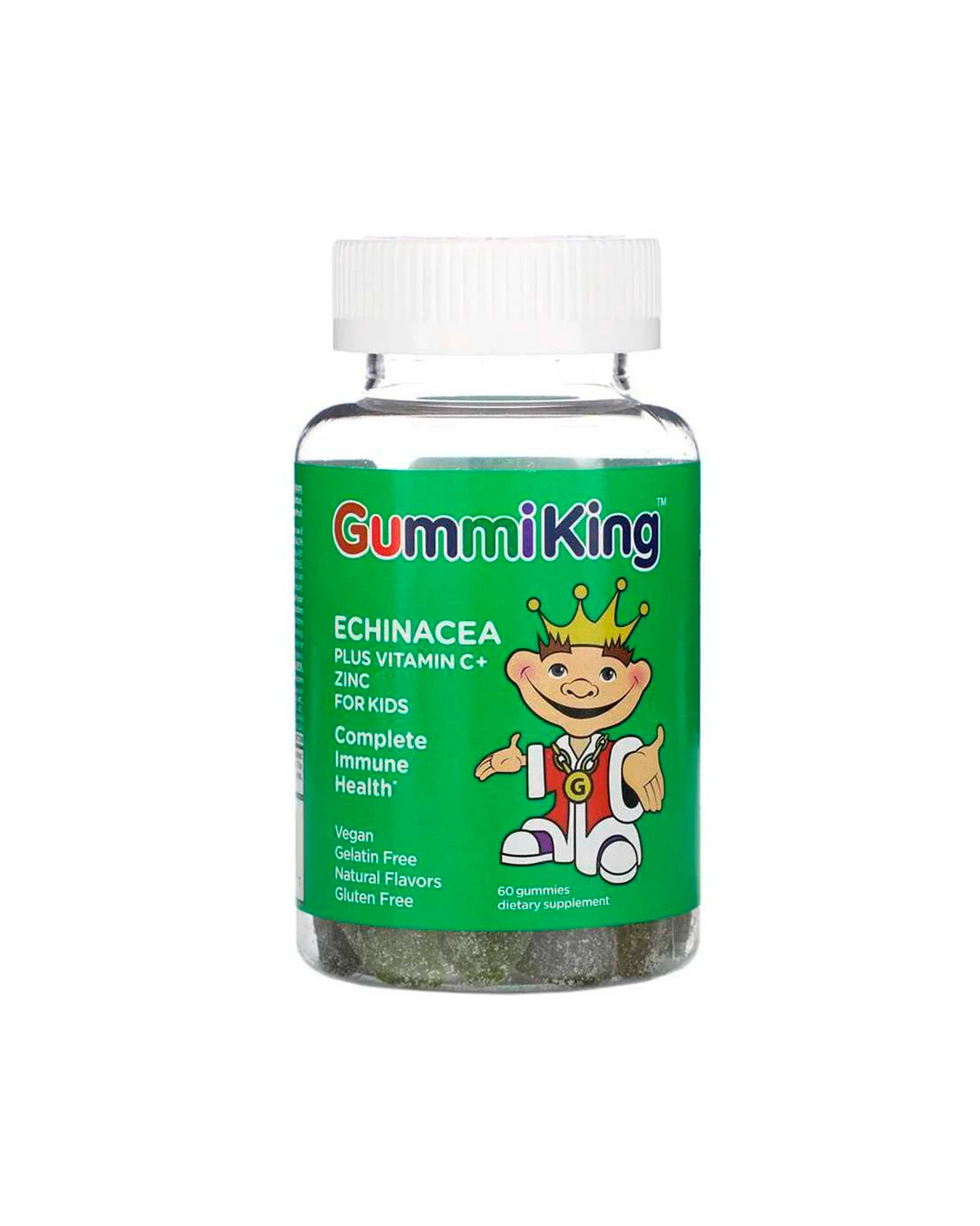 Эхинацея + витамин С + цинк для детей | 60 таб GummiKing 20200087