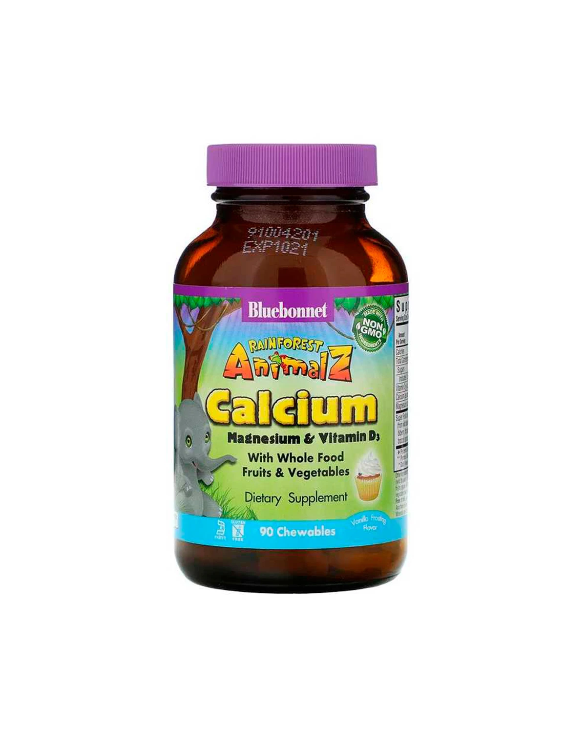 Кальций магний + витамин D3 | 90 таб Bluebonnet Nutrition 20200098