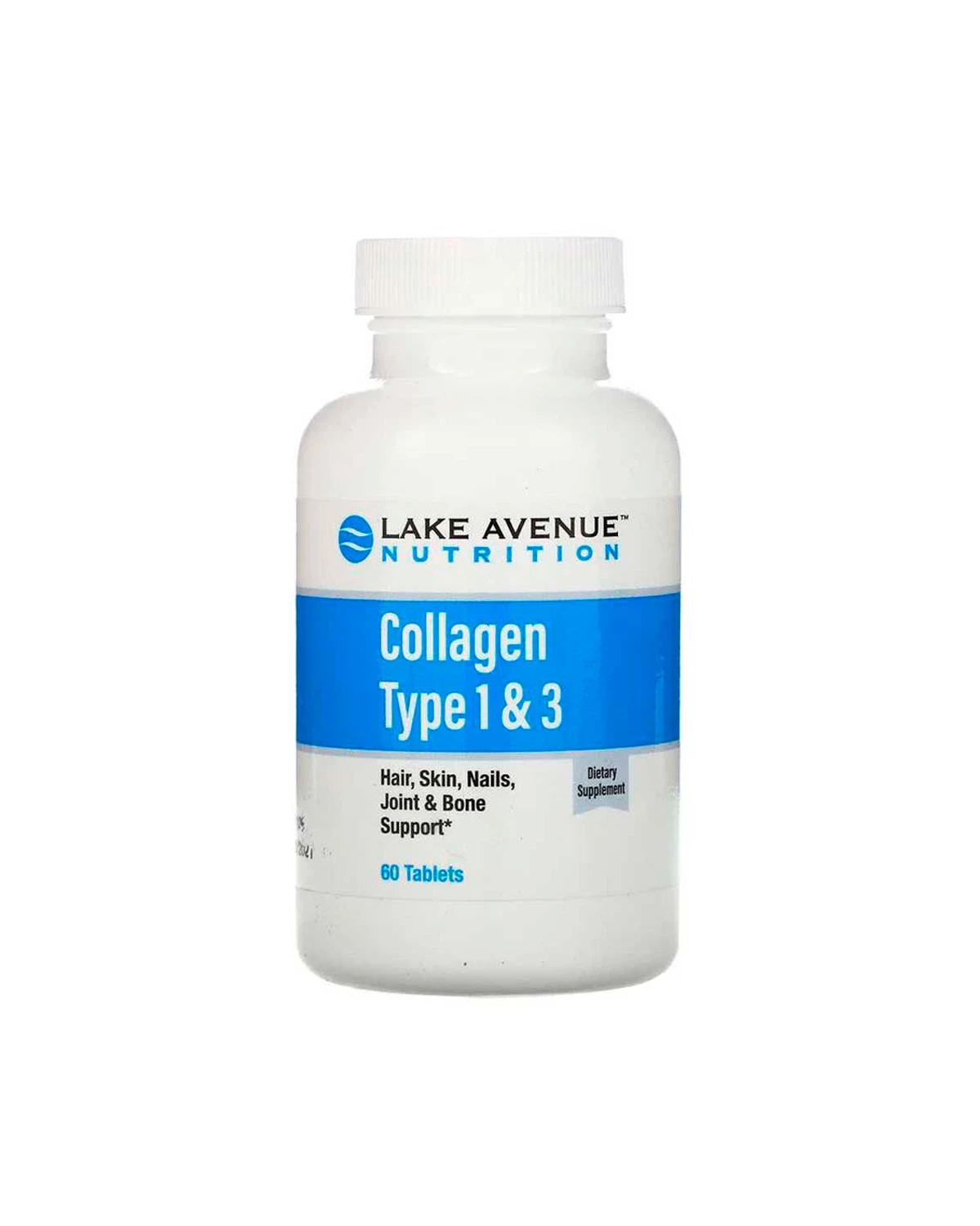 Гидролизованный коллаген 1 и 3 типа 1000 мг | 60 таб Lake Avenue Nutrition 20200115