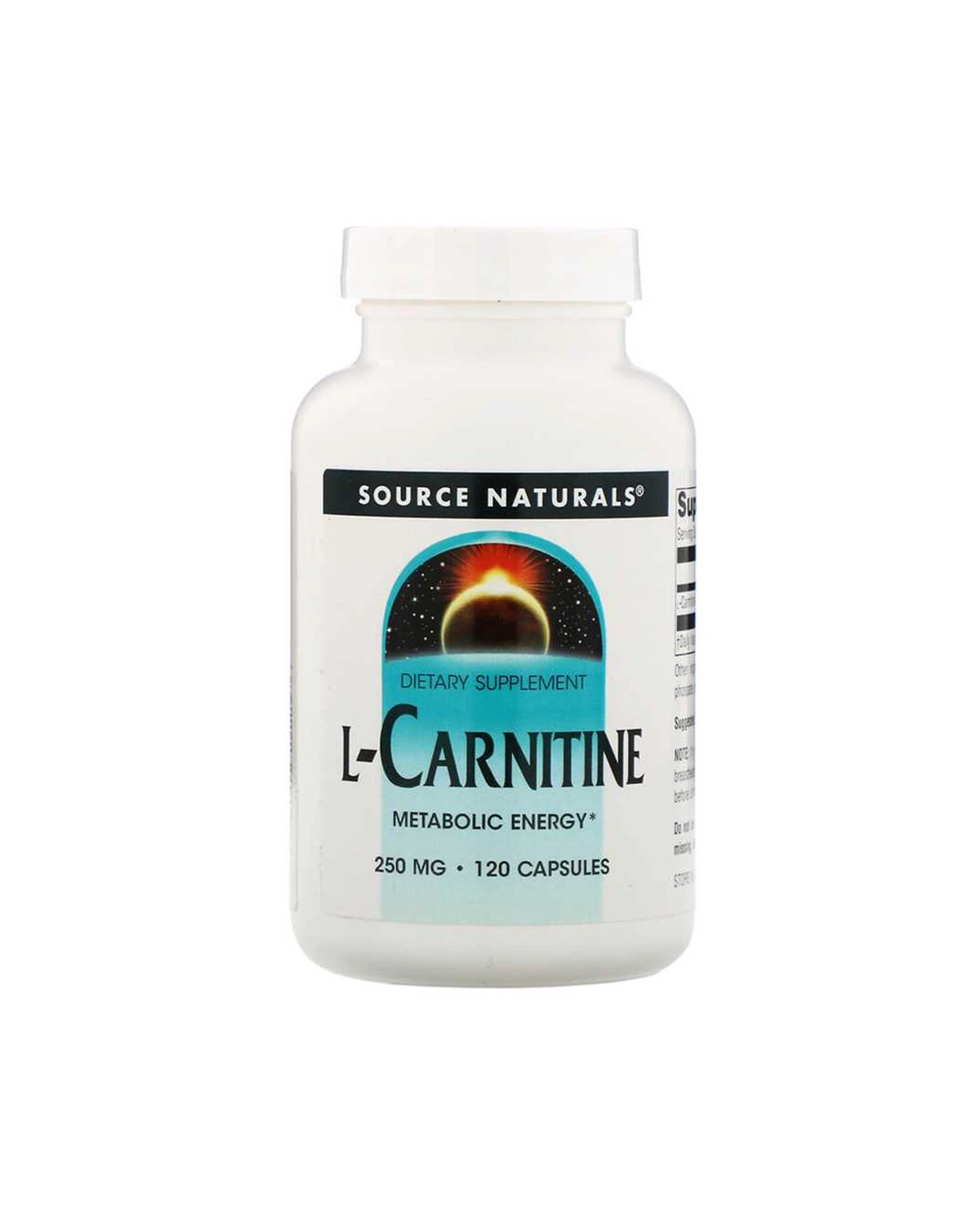 L-карнитин 250 мг | 120 кап Source Naturals 20200129