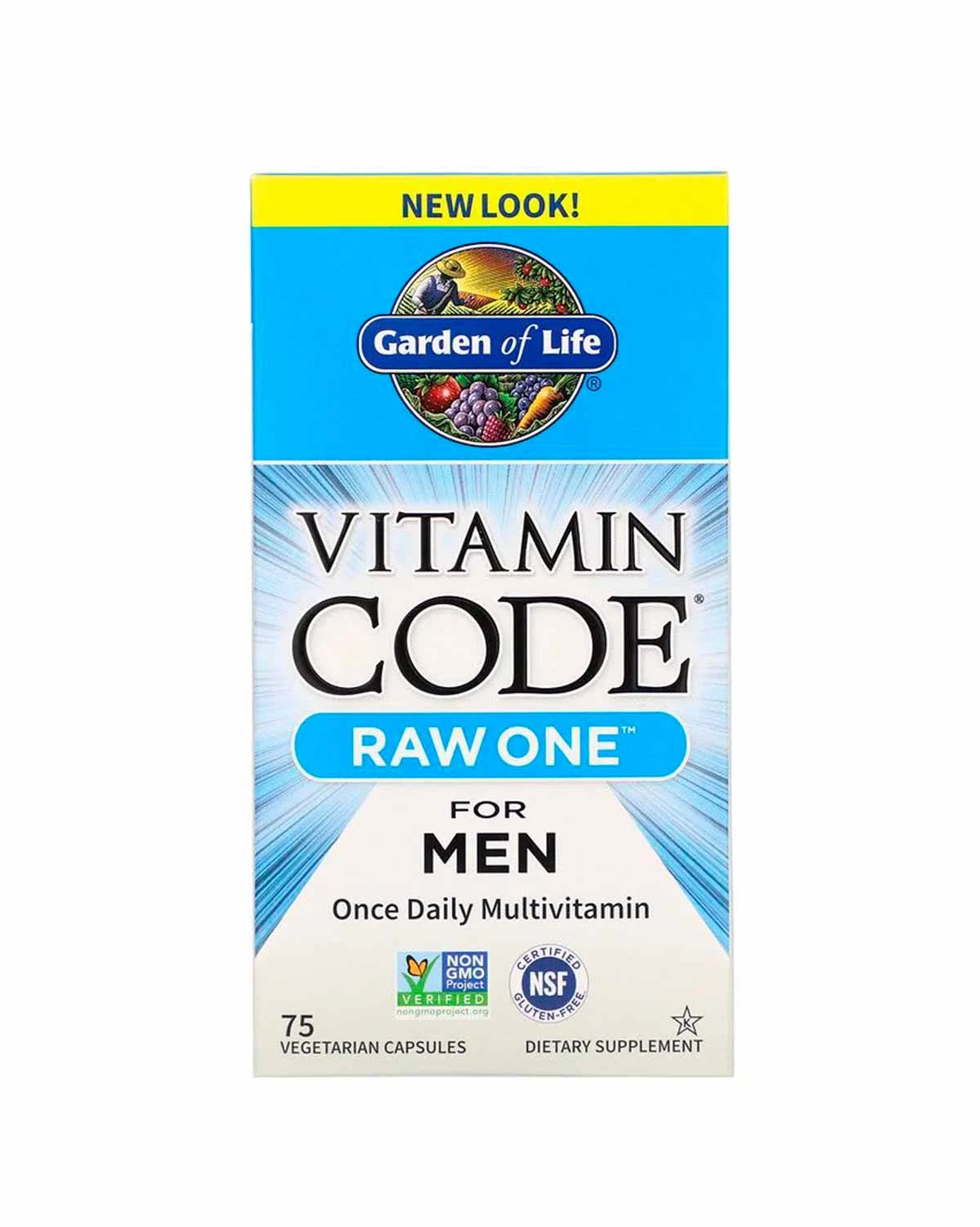 Мультивитамины для мужчин | 75 кап Garden of Life