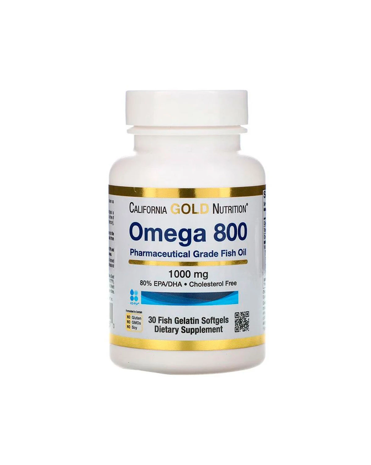 Омега-3 800 мг | 30 кап California Gold Nutrition 20200205