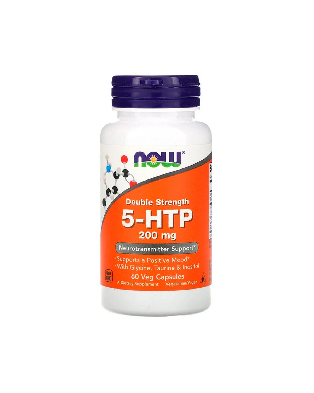 5-HTP двойная сила 200 мг | 60 кап Now Foods 20200346