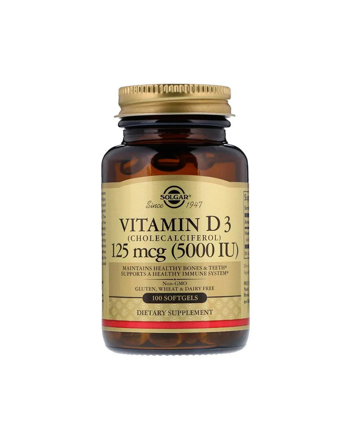 Витамин D3 5000 МЕ | 100 кап Solgar