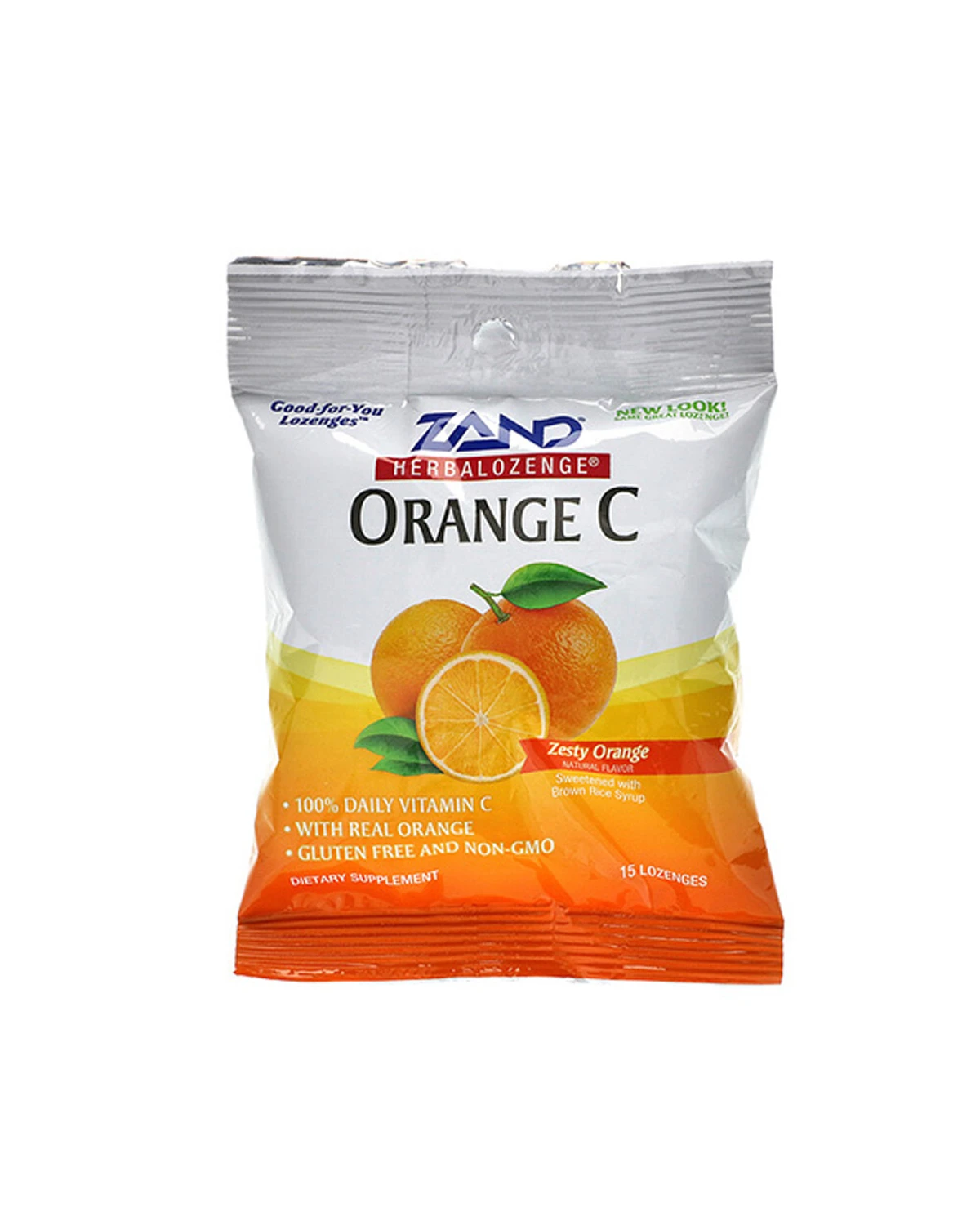 Льодяники від кашлю зі смаком апельсина | 15 льодяників Zand 20200390