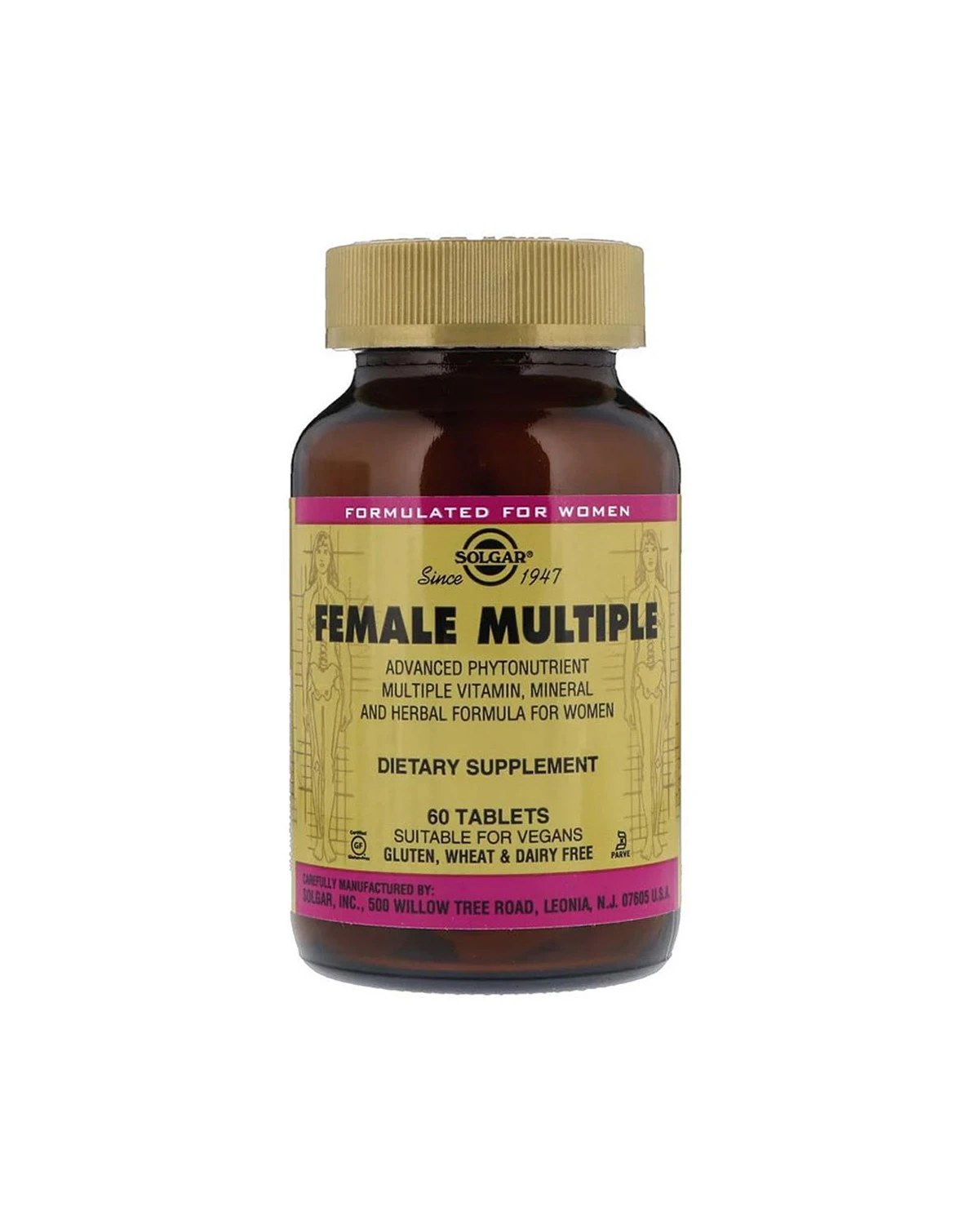 Мультивитамины для женщин | 60 таб Solgar 20200404