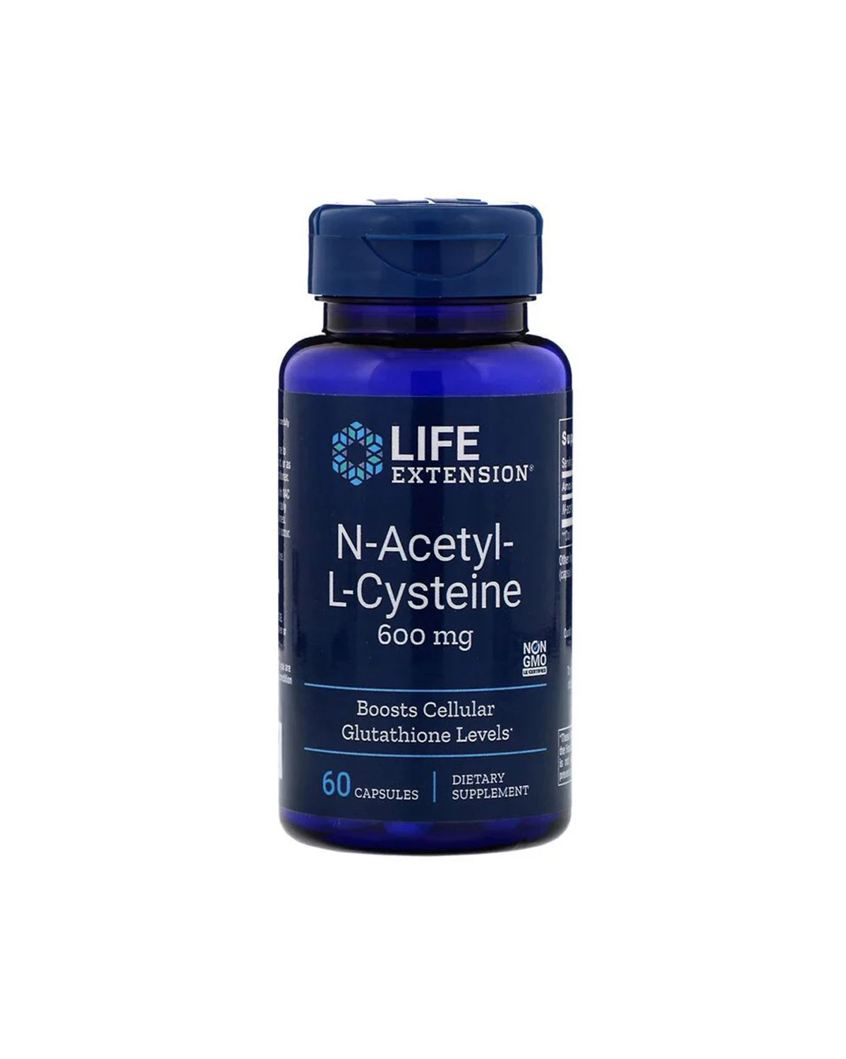 N-ацетилцистеин 600 мг | 60 кап Life Extension 20200406