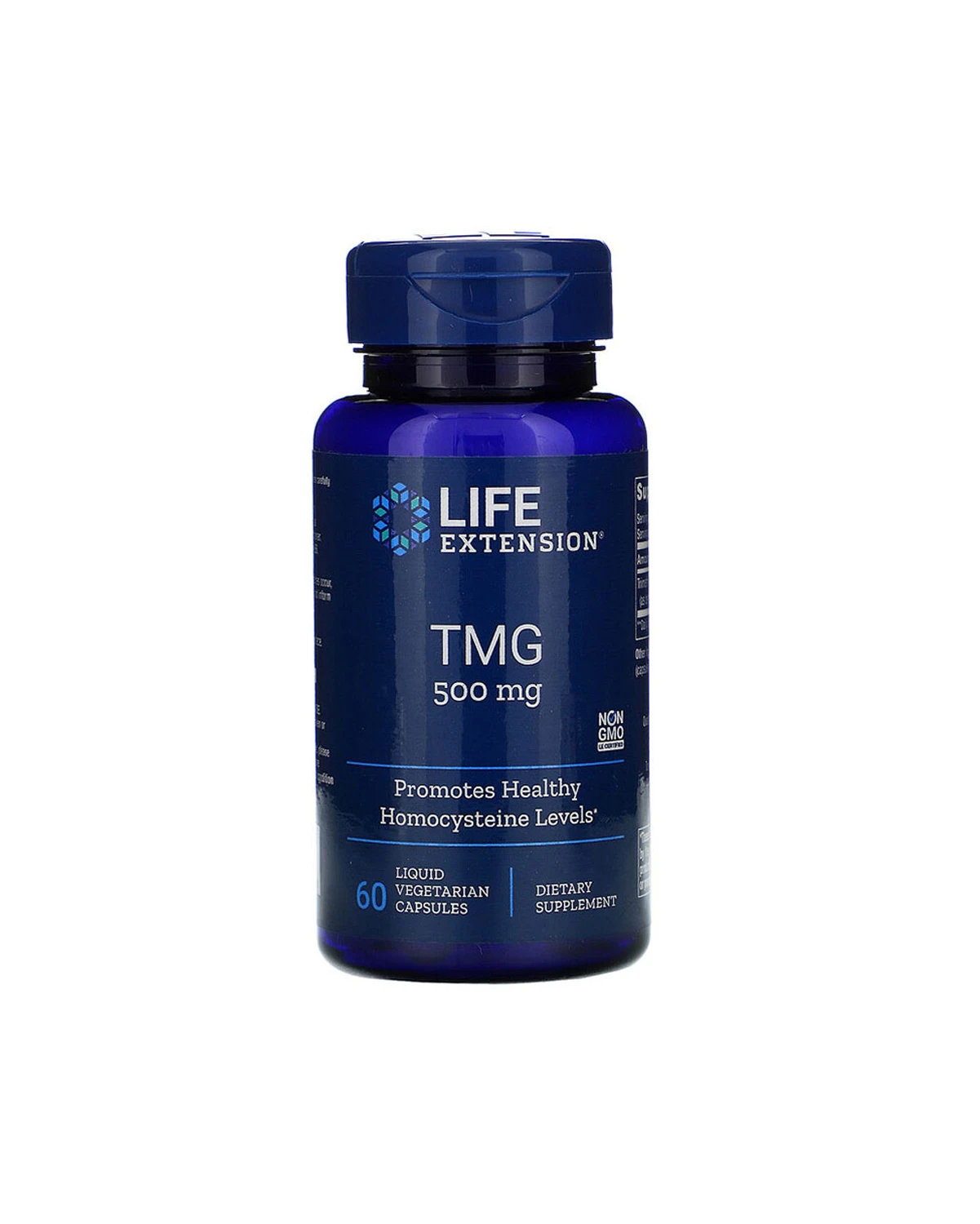 Триметилгліцин 500 мг | 60 кап Life Extension 20200426