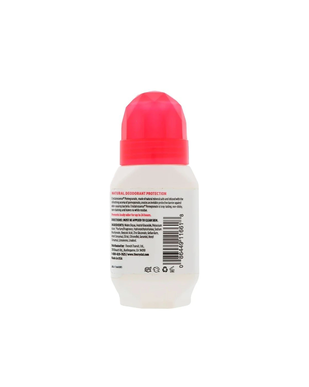 Шариковый дезодорант с ароматом гранатом | 66 мл Crystal Body Deodorant