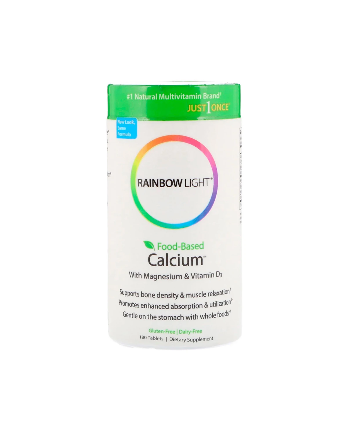 Кальций и магний + витамин D3 | 180 таб Rainbow Light 20200773