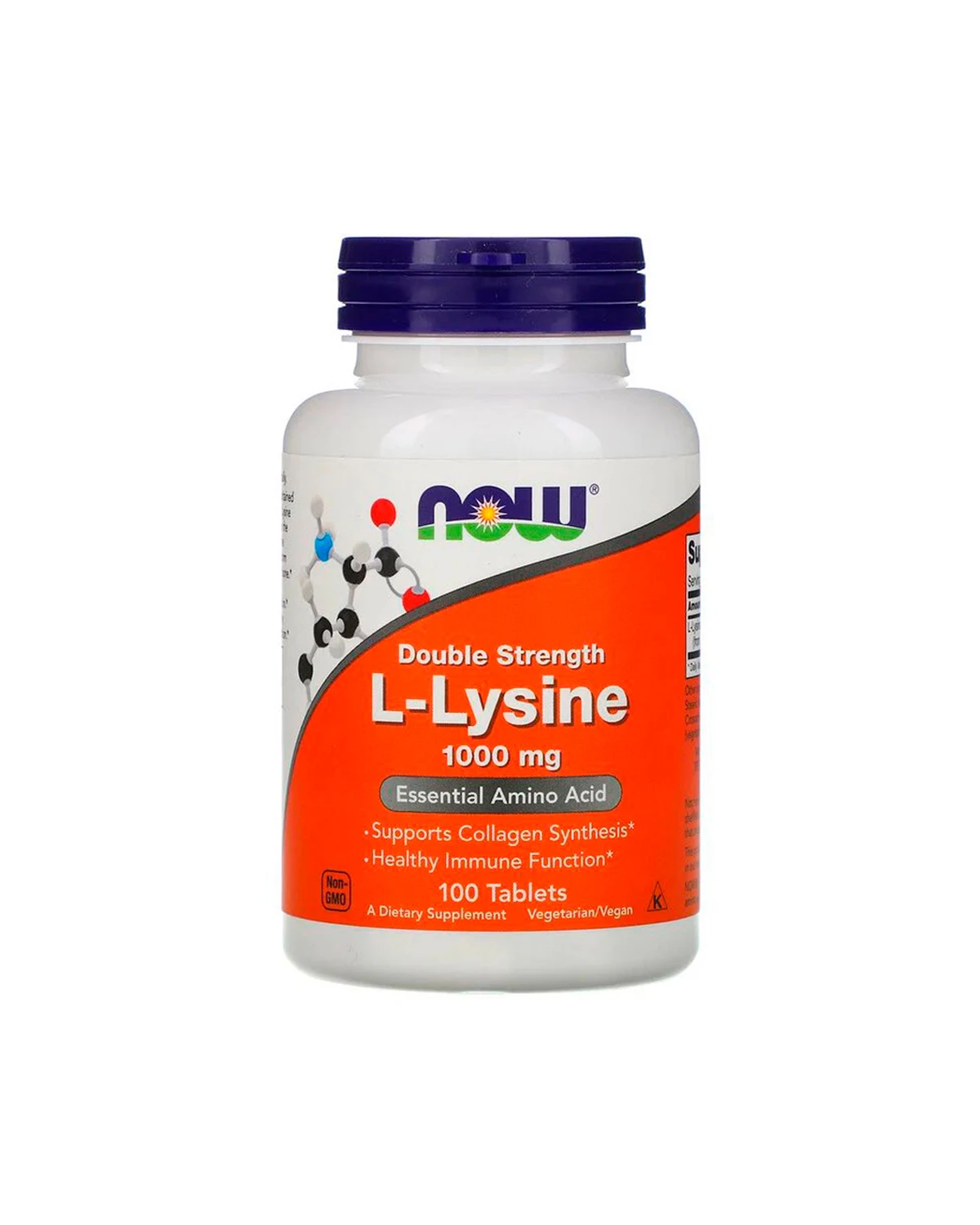 L-Лизин 1000 мг | 100 таб Now Foods 20200856