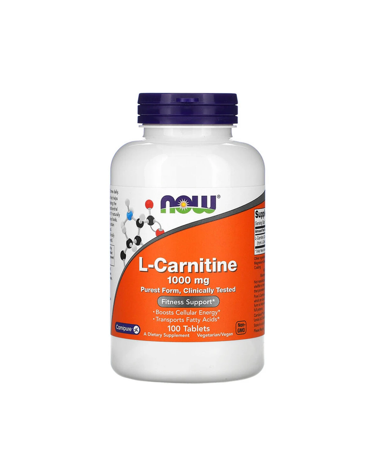 L-Карнитин 1000 мг | 100 таб Now Foods 20200954