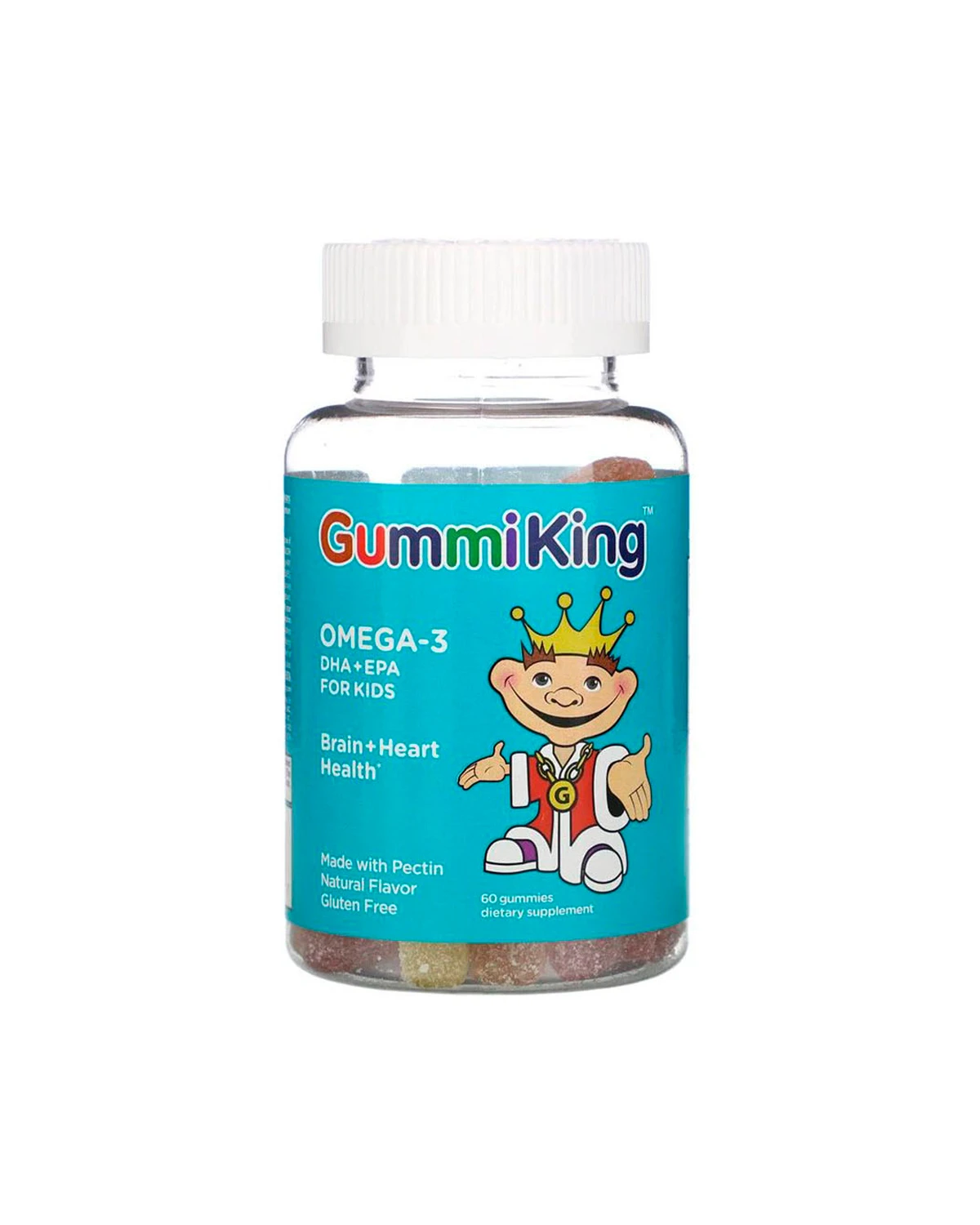 Омега-3 ДГК + ЭПК для детей | 60 жев конфет GummiKing 20200978